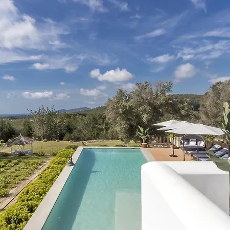 Ravishing Ibiza Cel Blau 9 Bedrooms Private Pool Beautiful Country Views Santa Eulalia Santa Eulária des Riu